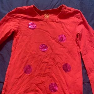 pink long sleeve shirt size 6/6X (no refunds)
